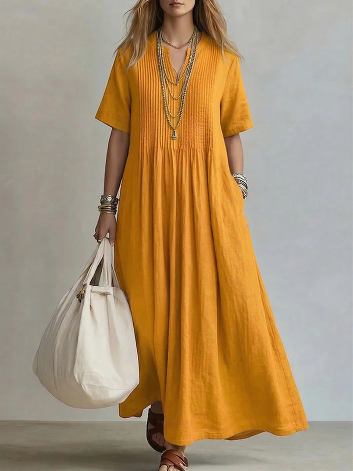 Florence | The Pintuck Maxi Dress