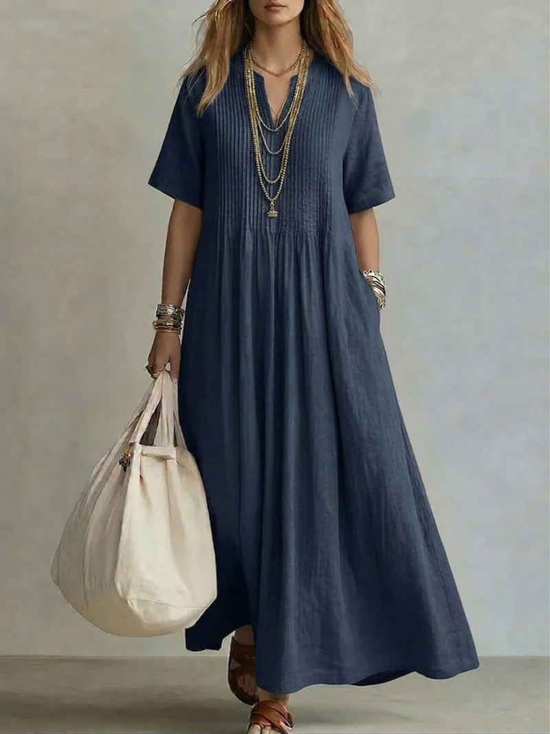 Florence | The Pintuck Maxi Dress