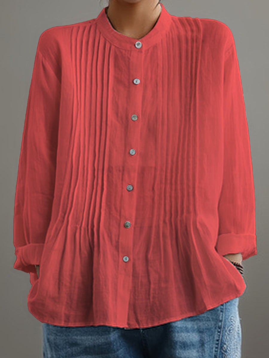 Harrington Blouse with Easy, Relaxed Fit