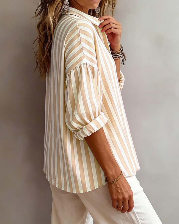 Nora | Loose Striped Blouse