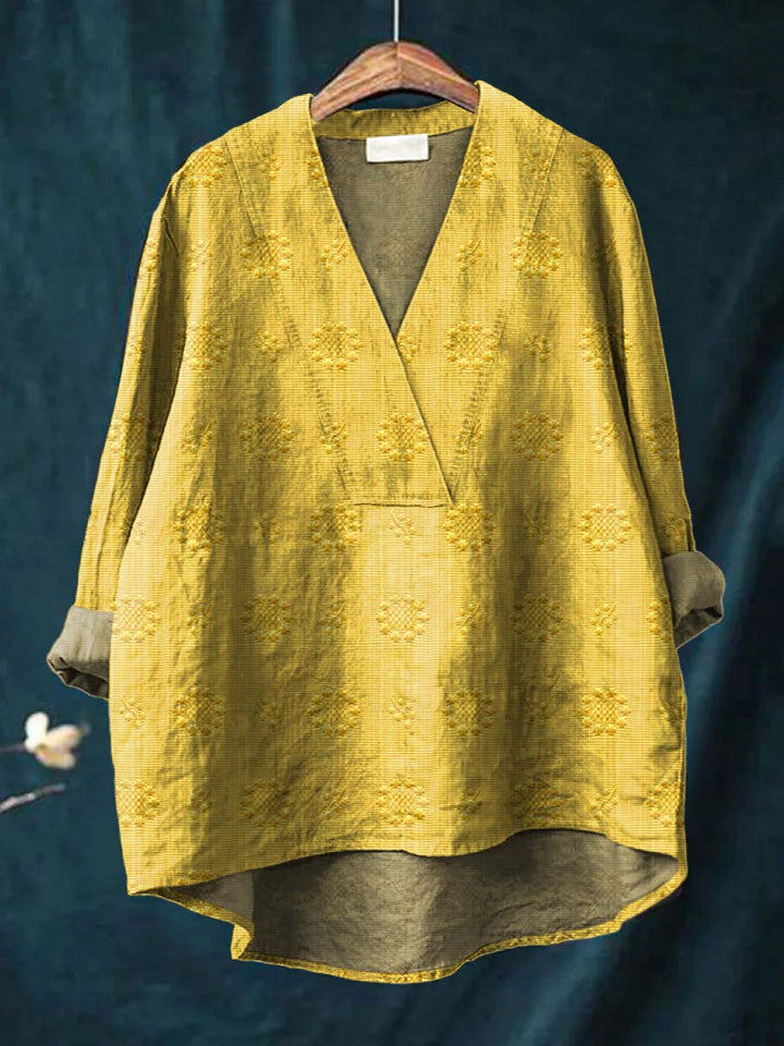 Cara Linen Blouse
