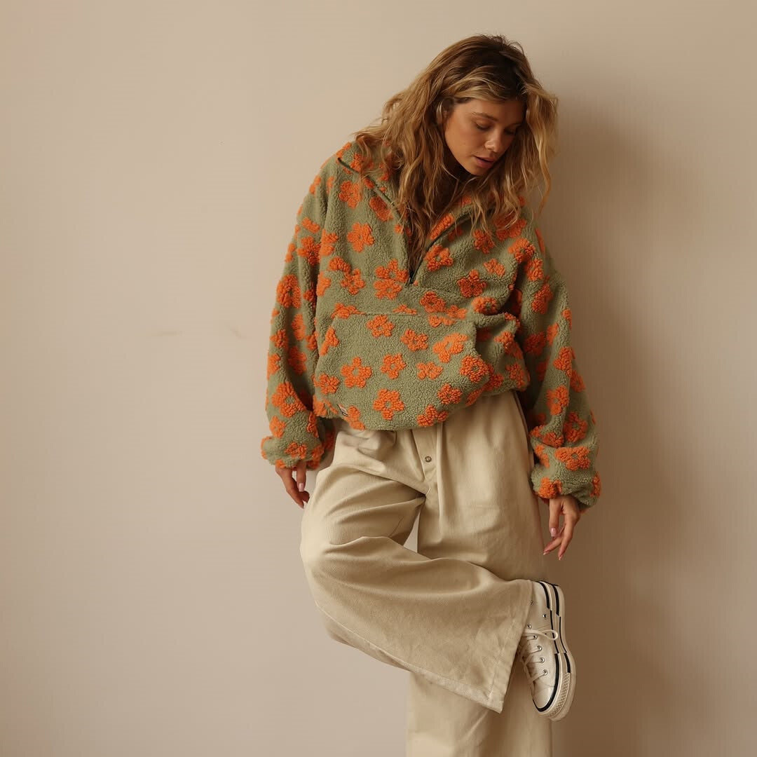Floral™ | Fleece-Pullover