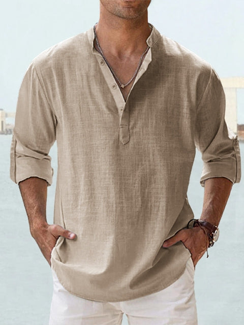 Stafford | The Relaxed Open-Collar Shirt