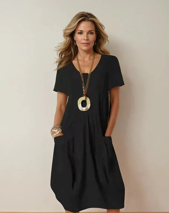 BreezeFlow Pocket Dress