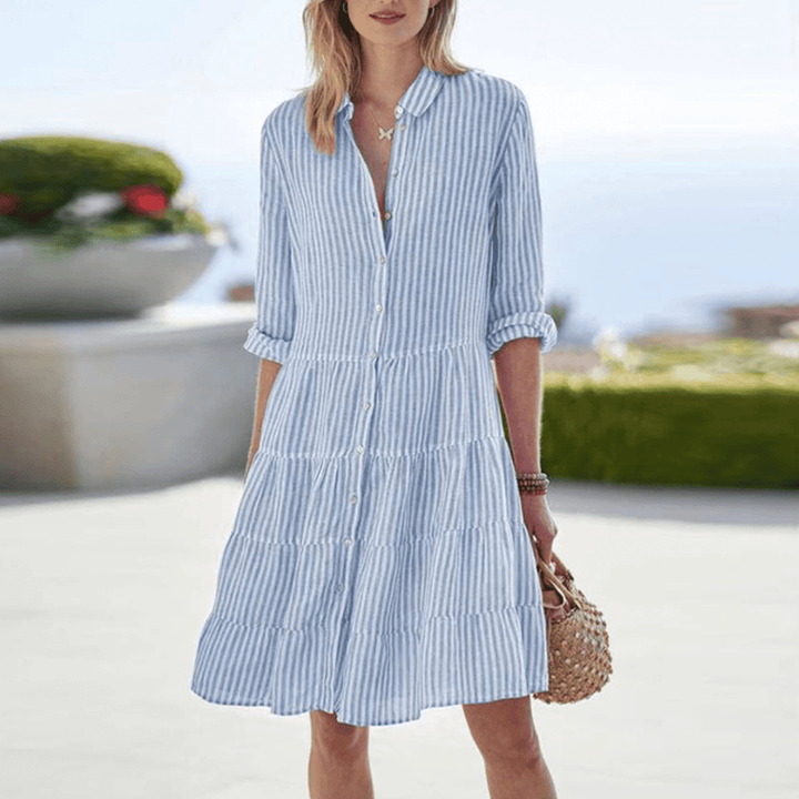 Lydia | Classic Striped Summer Dress