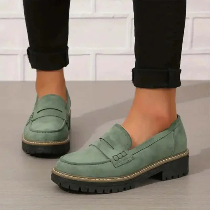 Danika Comfortable Chunky Loafer Shoes