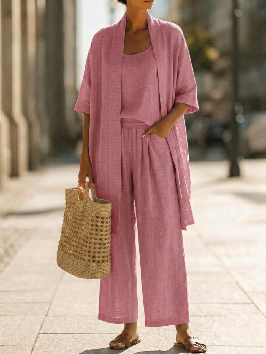 Winifred | The Relaxed Linen-Look Two-Piece