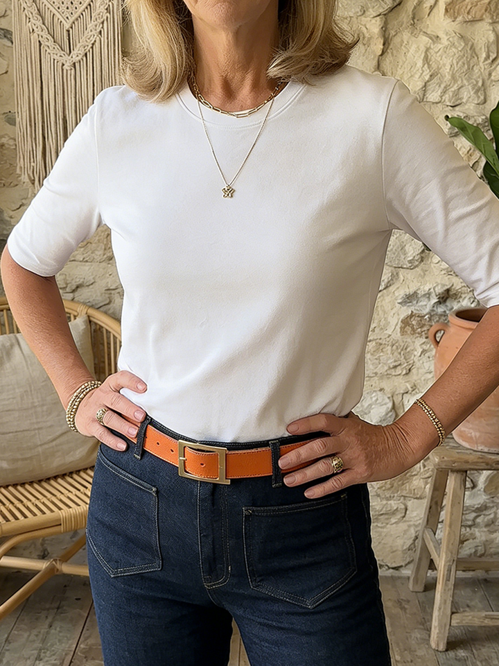 Clara | Classic Cotton-Feel T-Shirt