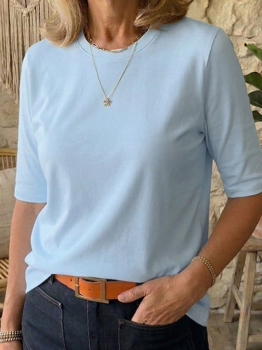 Clara | Classic Cotton-Feel T-Shirt