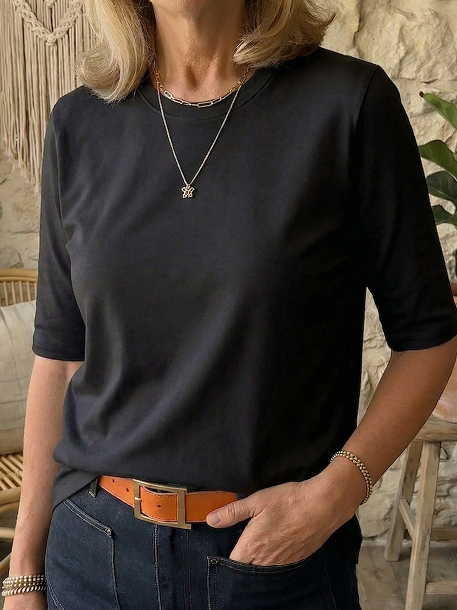 Clara | Classic Cotton-Feel T-Shirt