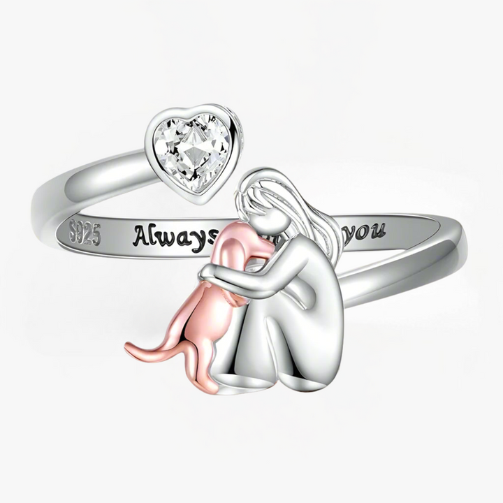 Marlow | Dog Embrace Ring (Rose)