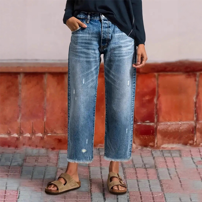 Harriet | The Cropped Straight-Leg Jean
