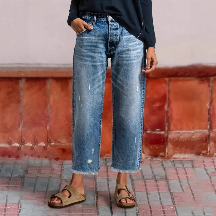 Harriet | The Cropped Straight-Leg Jean