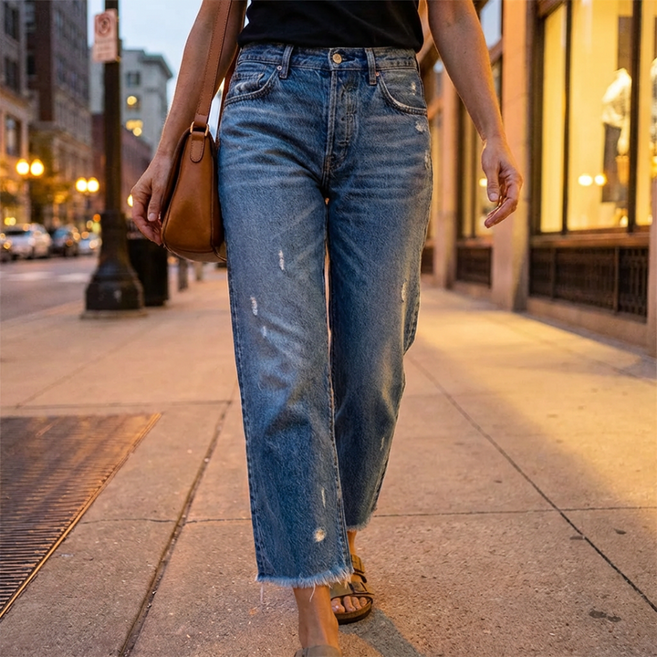 Harriet | The Cropped Straight-Leg Jean