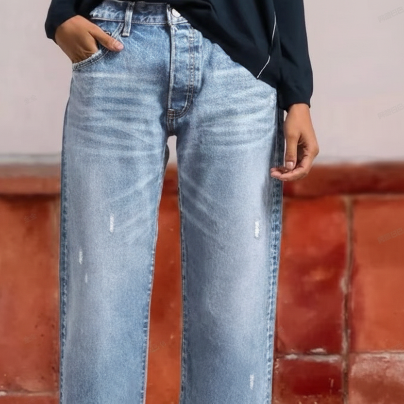 Harriet | The Cropped Straight-Leg Jean