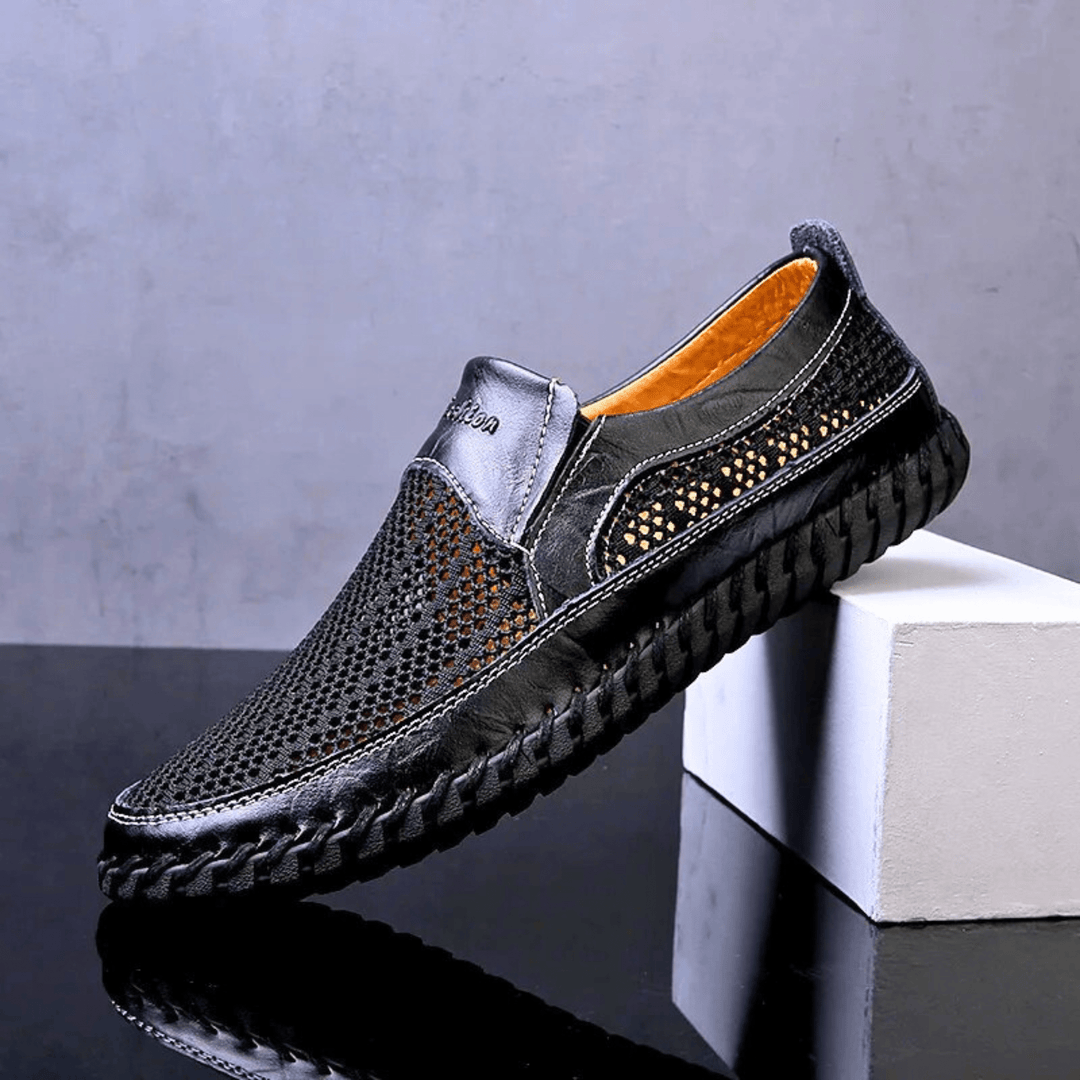 Hugh | The Textured Slip On Shoe