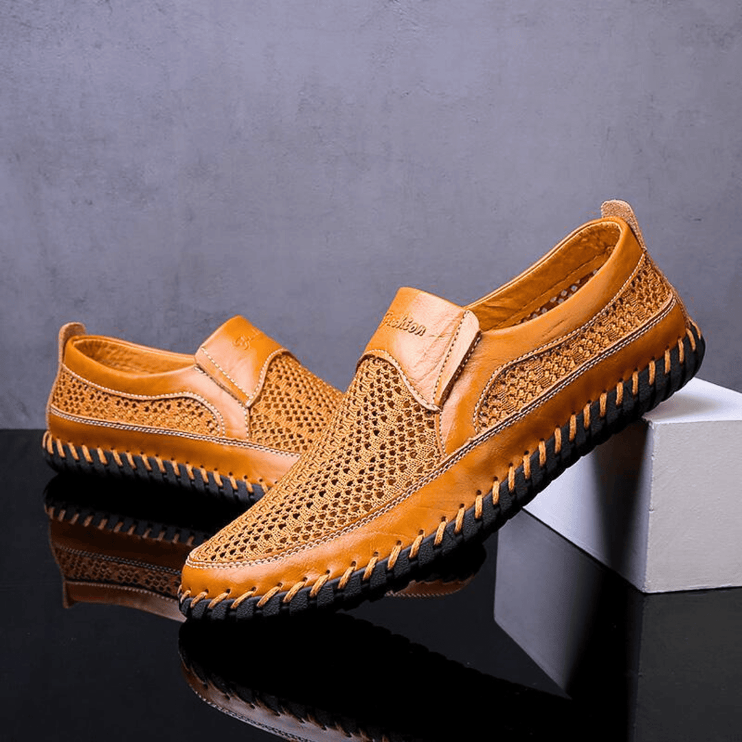 Hugh | The Textured Slip On Shoe